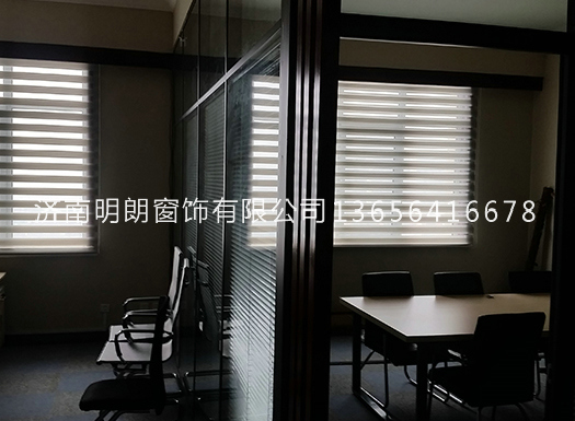 噴畫logo窗簾,濟南電動百頁簾價格,濟南電動百頁簾批發